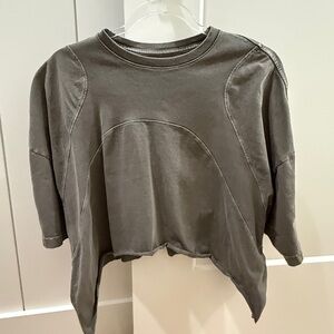 Joah Brown Oversized Tee – Hand Cropped